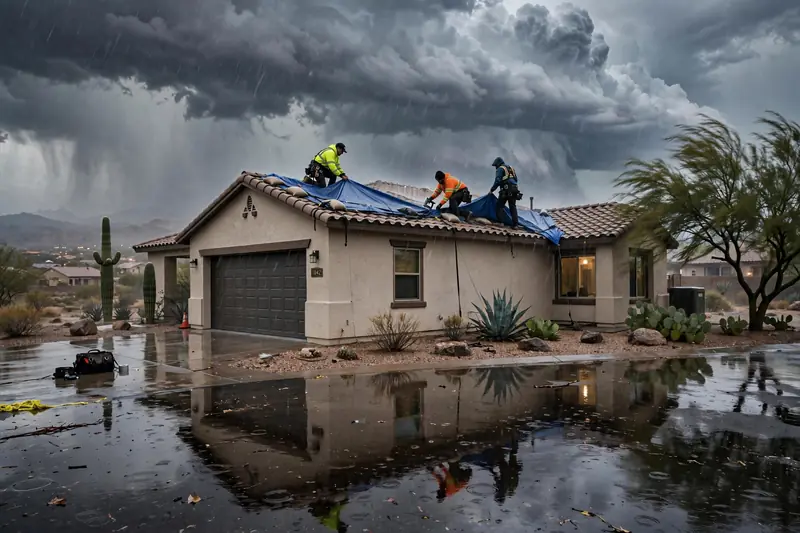 Storm and monsoon damage restoration Sierra Vista